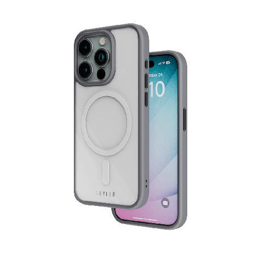 LEVELO IPHONE 15 MAGSAFE SOLO -GRAY