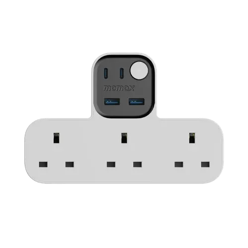MOMAX T-SHAPED 1-CHARGE WORK FLOW 3-OUTLET EXTENSION