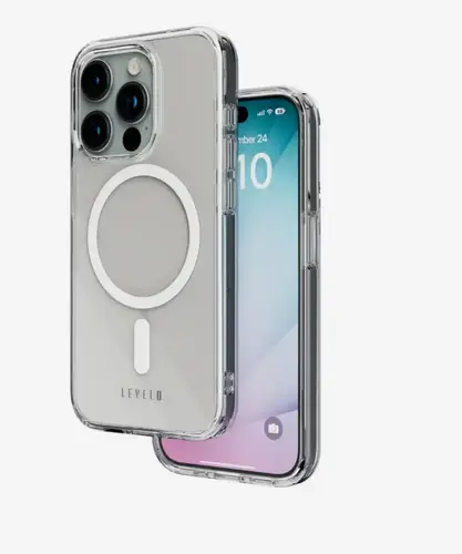 LEVELO IPHONE 15 SERIES MAGSAFE CLARA CLEAR CASE