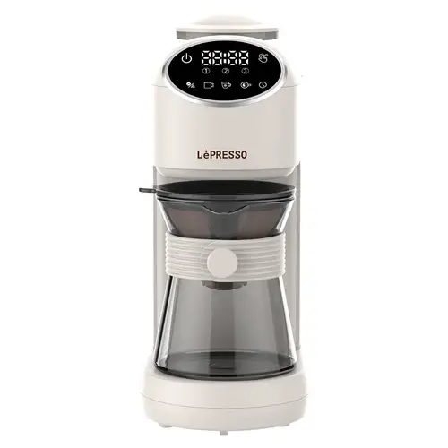 LEPRESSO DRIP LAB GRIND AND BREW AUTOMATIC COFFEE MACHINE-BEIGE