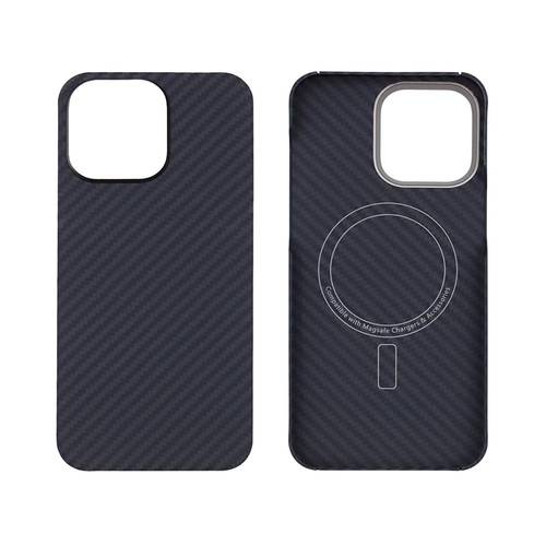 LAV TECH IPHONE 16/16 PLUS ARAMID FIBER MAG ULTRA-SLIM CASE -1500D BLACK