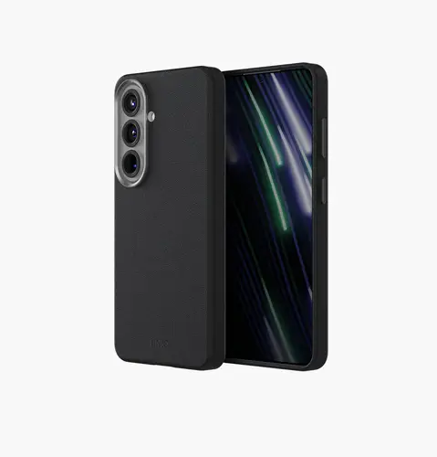 UNIQ GALAXY S26 PLUS LYDEN SLEEK LEATHERETTE CASE-black