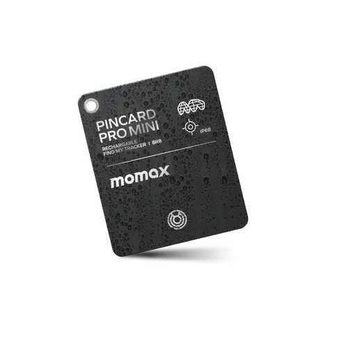 MOMAX PINCARD PRO MINI RECHARGEABLE FIND MY TRACKER