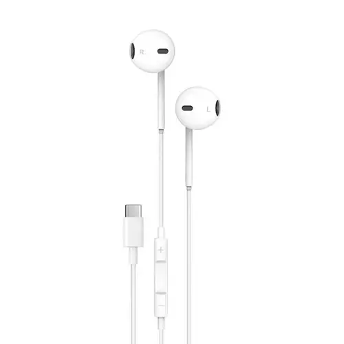 PORODO STEREO EARBUDS WITH TYPE-C CONNECTOR