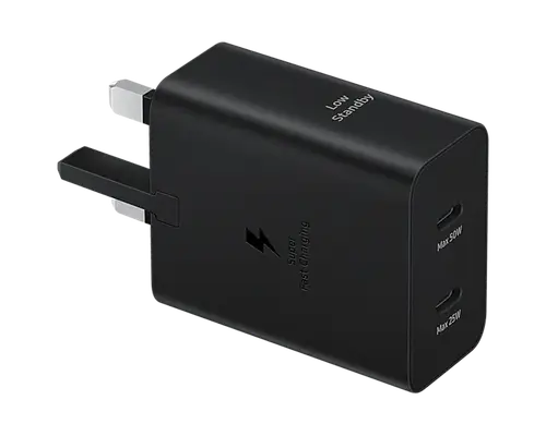 SAMSUNG 50W POWER ADAPTER DUO WITH USB-C CABLE