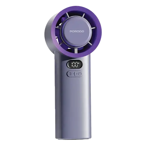 PORODO CHILLO GLACIA PORTABLE HANDHELD FAN-GREY