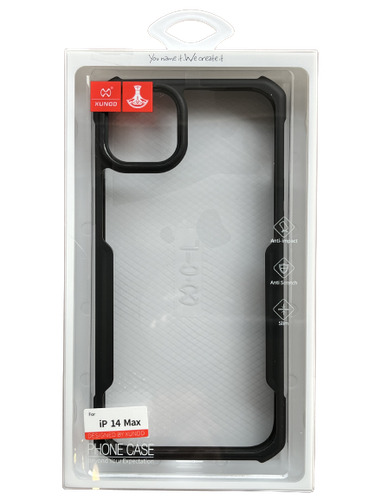 XUNDD IPHONE 14 CLEAR CASE - BLACK