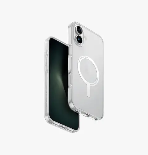 UNIQ IPHONE 16/16 PLUS CLARIO MAGCLICK MAGNETIC CHARGING CASE -STONE
