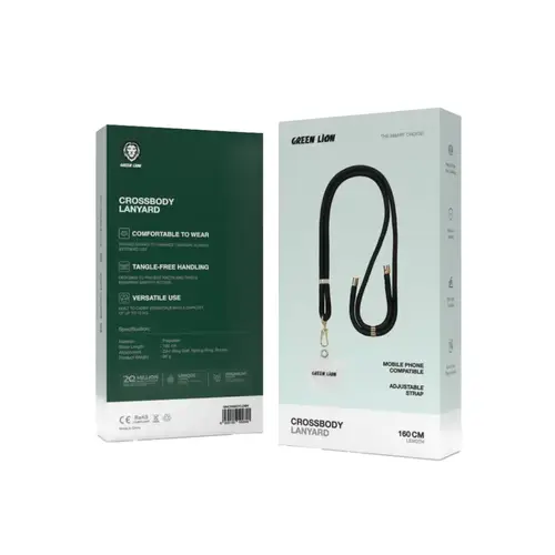 GREEN LION CROSSBODY LANYARD 160CM LENGTH