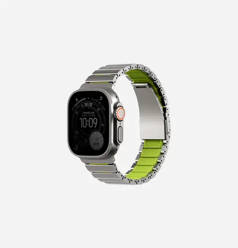 UNIQ STROVA FLEX APPLE WATCH 49|46|45|44MM STAINLESS STEEL ADJUSTABLE WATCH STRAP