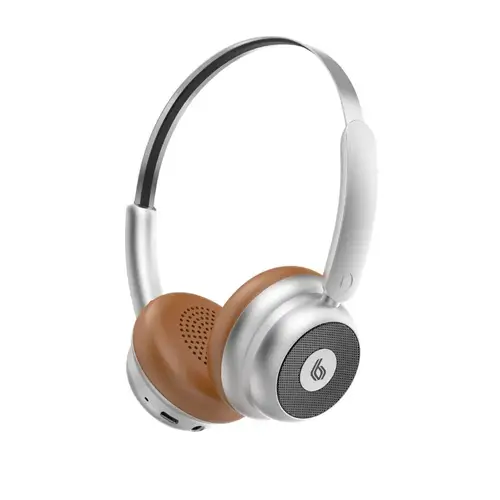 BLUPEBBLE ECHO WIRELESS ON-EAR FOLDABLE HEADPHONE-SILVER