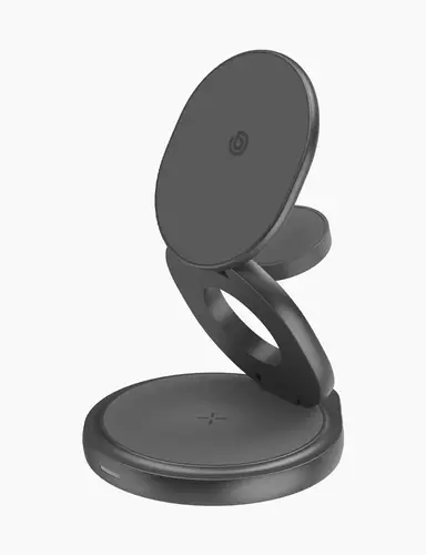 BAZIC 3 IN 1 GYRE WIRELESS FOLDABLE CHARGING STAND