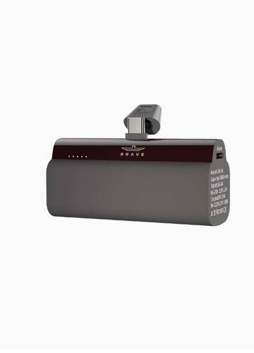 BRAVE 5,000 MAH MINI PORTABLE POWER BANK USB-C PORT