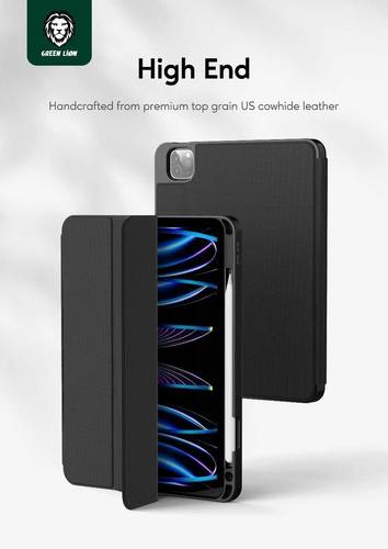 GREEN LION HOGO PREMIUM LEATHER CASE FOR IPAD