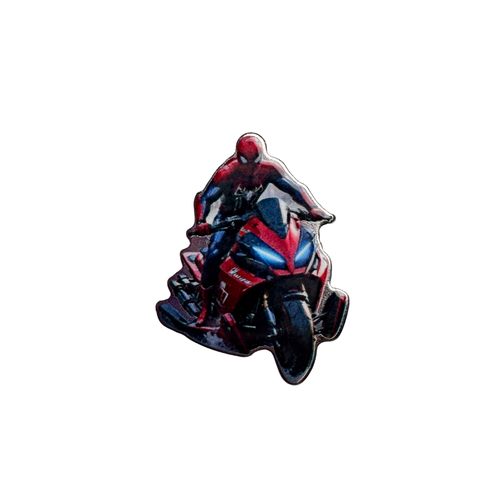 LOGO- SPIDERMAN WITH BIKE