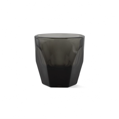 black cortado glass