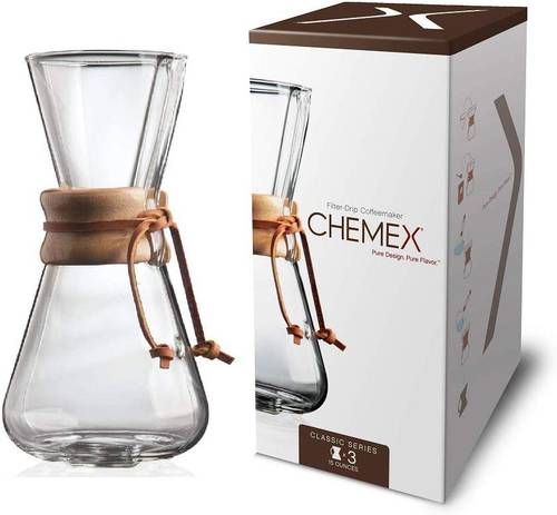  CHEMEX Three Cup Classic Series Glass Coffeemaker 3cup
