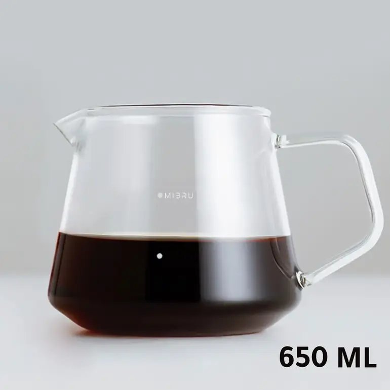 سيرفر ابريق تقديم زجاجي سعة 650 مل