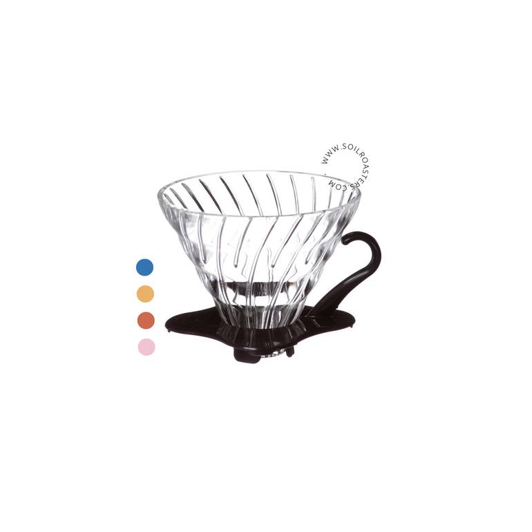 Hario - V60 Glass Coffee Dripper 02 | هاريو - قمع تقطير v60 زجاجي 