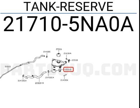 قربة ماء راديتر انفينتي 2022-2024  QX55