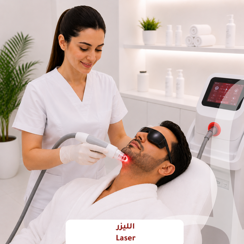 3 جلسات تحديد الذقن 