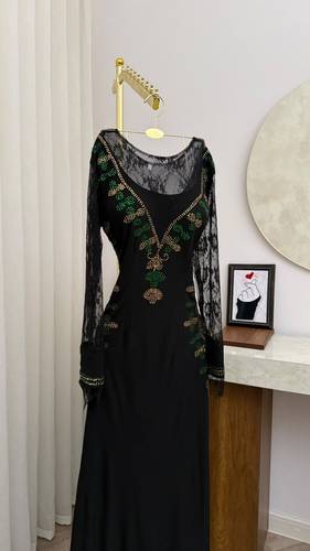 فستان سهره خرز استرتش  - S