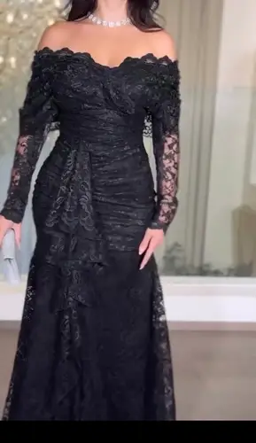 فستان سهره دانتيل  - S
