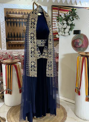 جلابيه تراثيه 3 الوان  - احمر  - 3XL