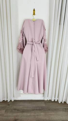 فستان ناعم مورد  - 3XL - عودي 