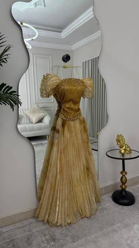 فستان سهره خرز مع بليسيا  - S