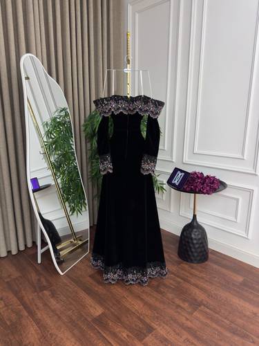 فستان سهره جوخ كلوش  - S