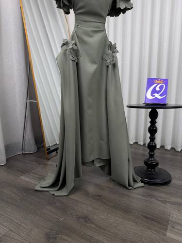 فستان باربي مورد  - عودي  - 3XL
