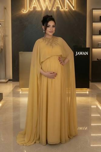 فستان سهره حمل شيفون  - S