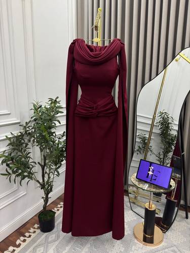 فستان سهره باربي عودي  - S