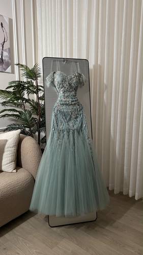 فستان سهره تل خرز  - S