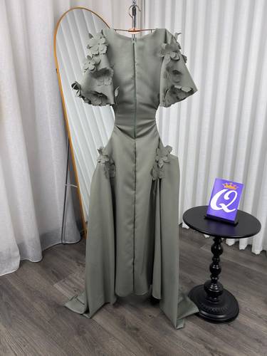 فستان باربي مورد  - عودي  - 3XL