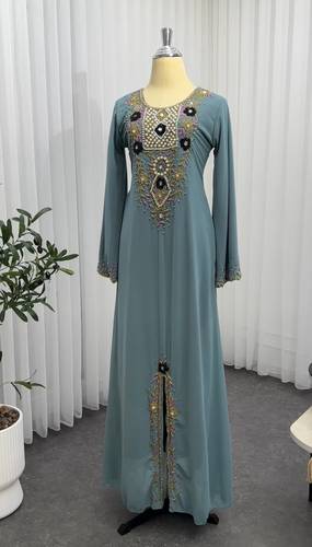 جلابيه سهره مطرزه بطرحه  - S