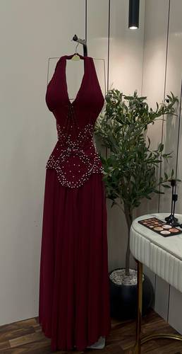 فستان سهره احمر  - S