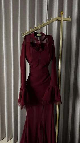 فستان سهره كلوش  - S