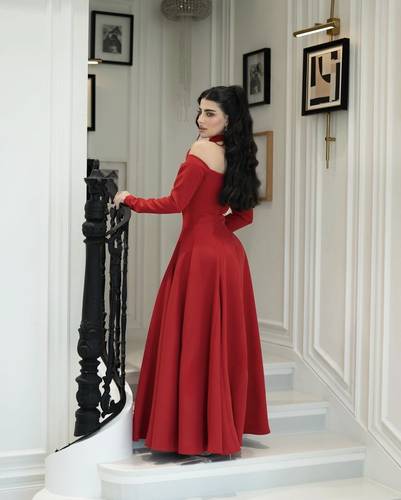 فستان سهره ناعم  - S