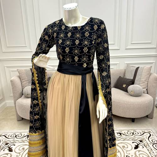 جلابيه سهره  - 3XL - بيج