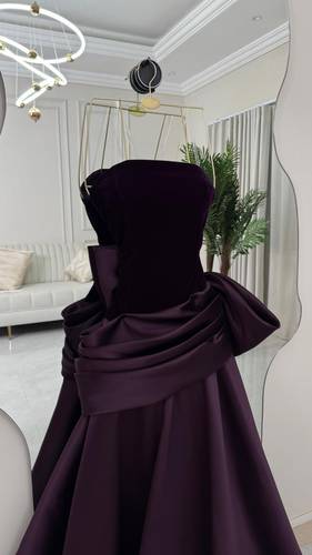 فستان سهره جوخ مع تفته  - S