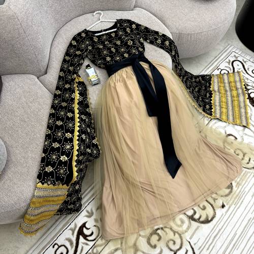 جلابيه سهره  - 3XL - بيج