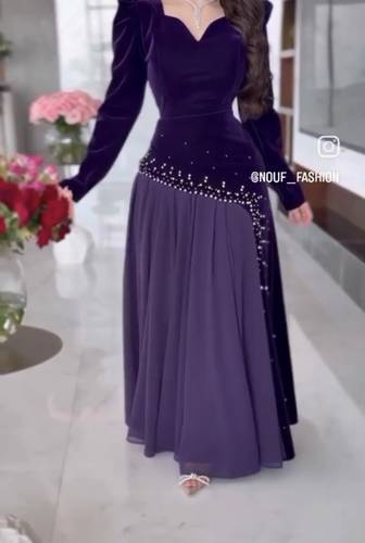فستان سهره جوخ  - S