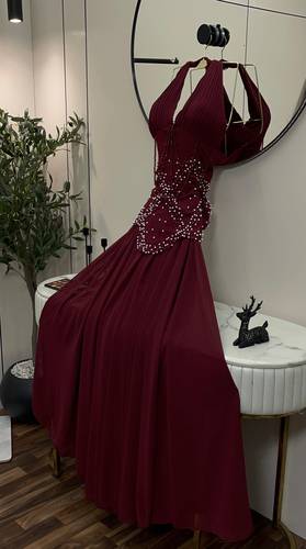 فستان سهره احمر  - S