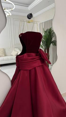 فستان سهره جوخ مع تفته  - S
