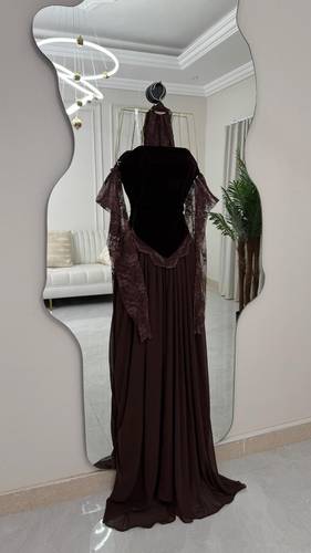فستان سهره بشال  - S
