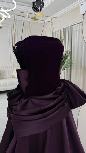 فستان سهره جوخ مع تفته  - S