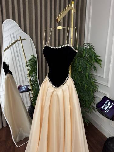 فستان سهره ميكادو لمعه  - 2XL - عودي 
