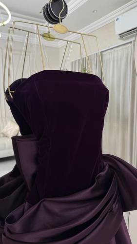 فستان سهره جوخ مع تفته  - S
